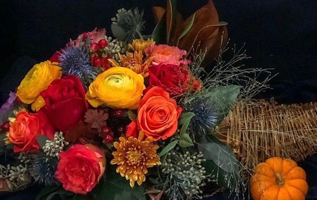 Autumnal Flower Arrangement